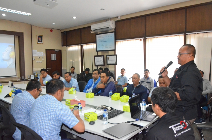 26 Maret 2020, JBT Gelar Pelatihan Public Speaking untuk penyampaian informasi di Thomson News Radio